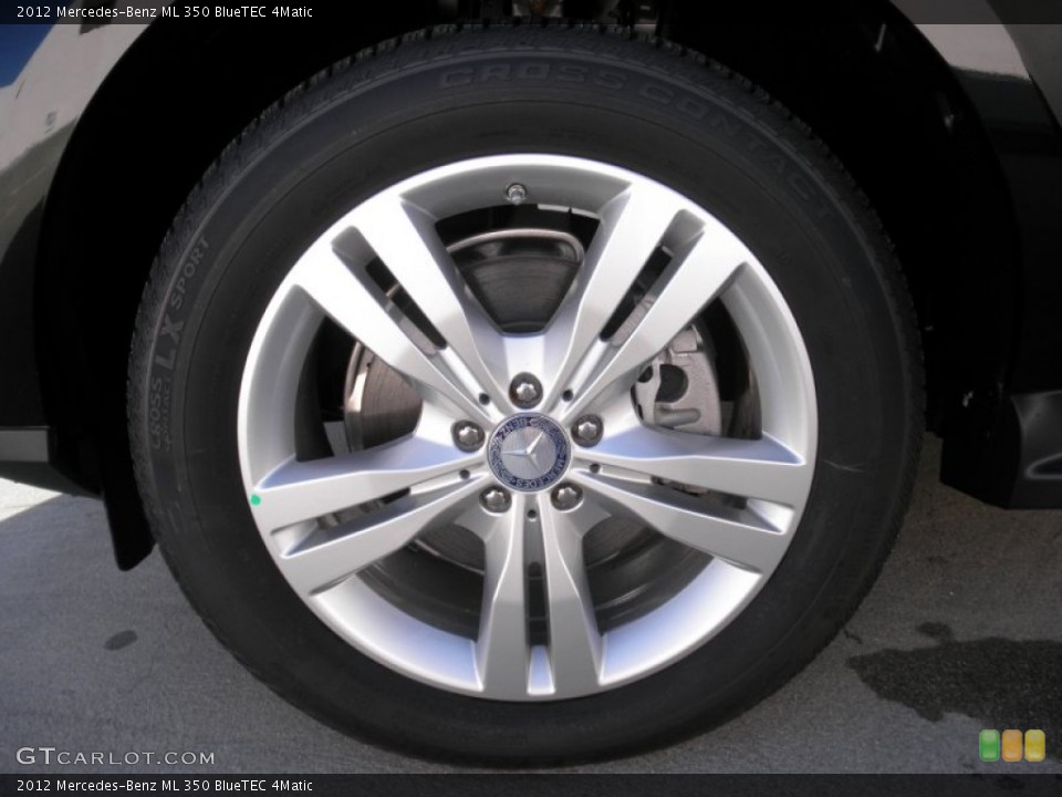 2012 Mercedes-Benz ML 350 BlueTEC 4Matic Wheel and Tire Photo #55098622