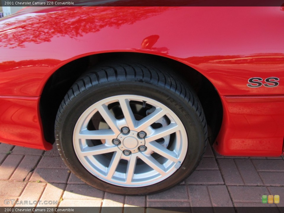 2001 Chevrolet Camaro Z28 Convertible Wheel and Tire Photo #55098625