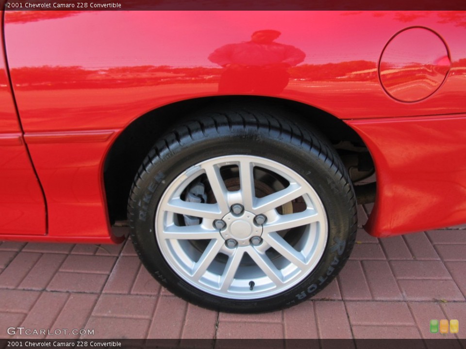 2001 Chevrolet Camaro Z28 Convertible Wheel and Tire Photo #55098637
