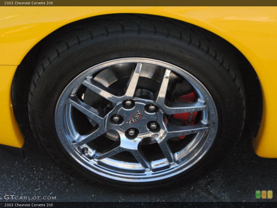 2003 Chevrolet Corvette Z06 Wheel and Tire Photo #55100491
