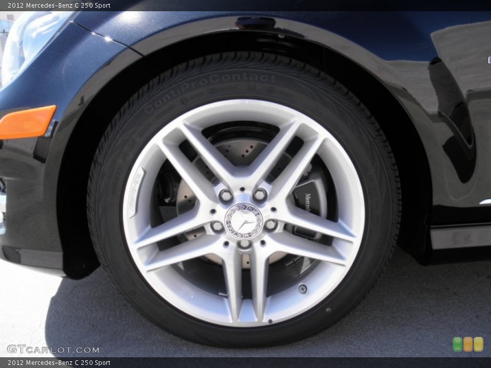 2012 Mercedes-Benz C 250 Sport Wheel and Tire Photo #55100818