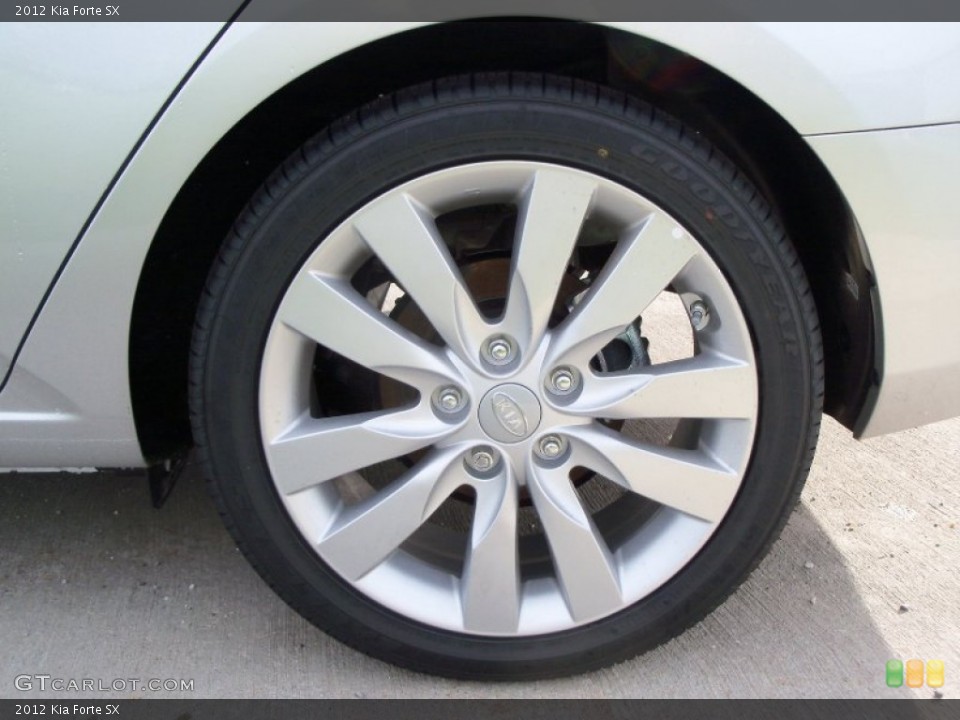 2012 Kia Forte SX Wheel and Tire Photo #55102098