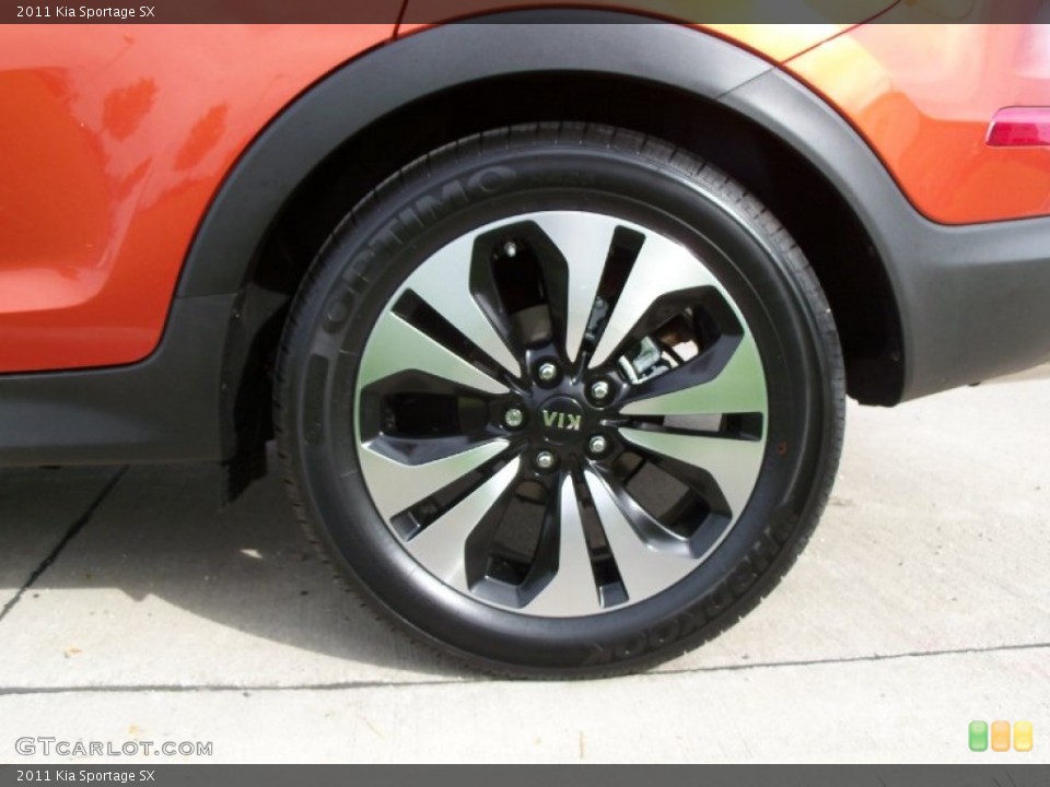 2011 Kia Sportage SX Wheel and Tire Photo #55102560