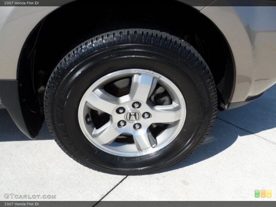 2007 Honda Pilot EX Wheel and Tire Photo #55103460