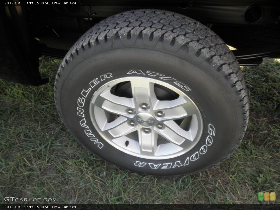 2012 GMC Sierra 1500 SLE Crew Cab 4x4 Wheel and Tire Photo #55108533