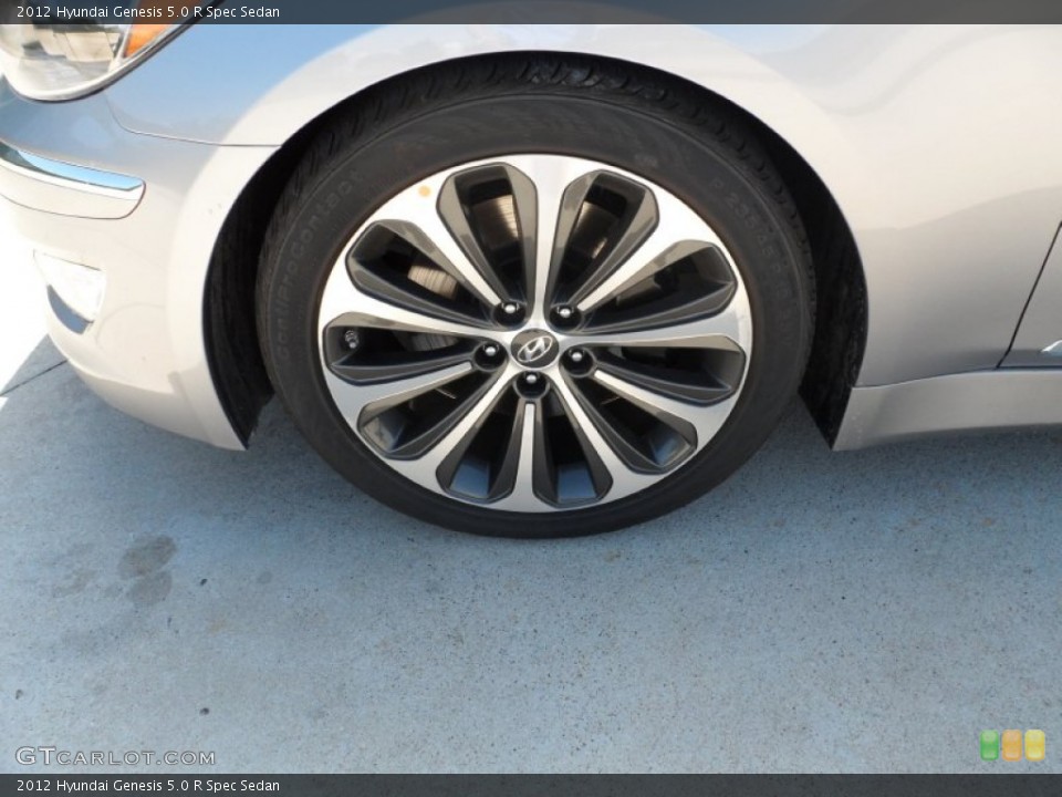 2012 Hyundai Genesis 5.0 R Spec Sedan Wheel and Tire Photo #55109268