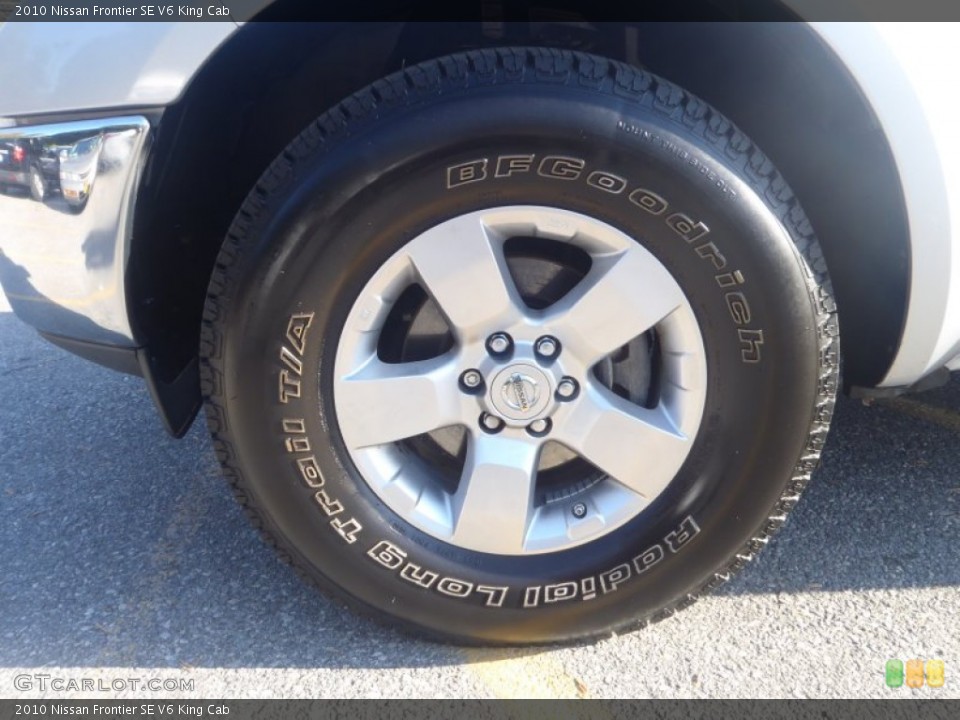 2010 Nissan Frontier SE V6 King Cab Wheel and Tire Photo #55113576