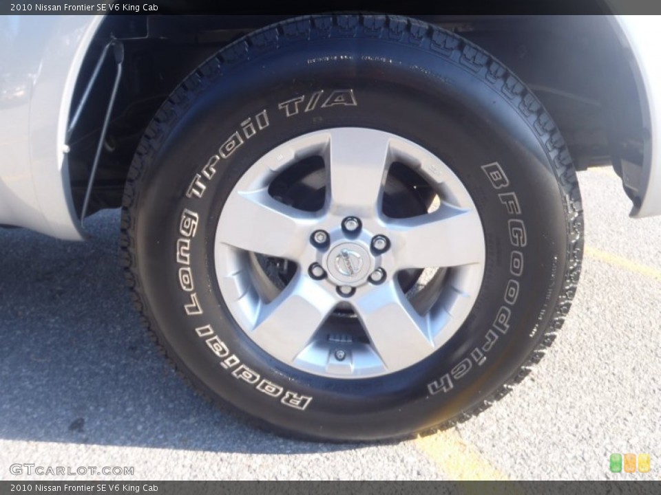 2010 Nissan Frontier SE V6 King Cab Wheel and Tire Photo #55113585