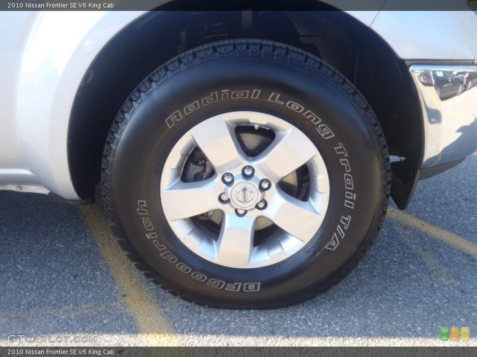 2010 Nissan Frontier SE V6 King Cab Wheel and Tire Photo #55113606