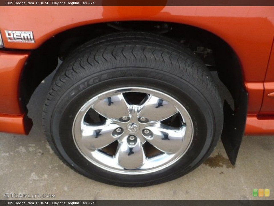 2005 Dodge Ram 1500 SLT Daytona Regular Cab 4x4 Wheel and Tire Photo #55117467
