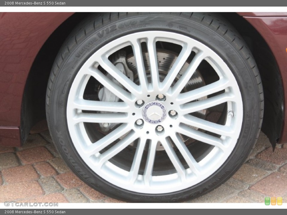 2008 Mercedes-Benz S 550 Sedan Wheel and Tire Photo #55118763