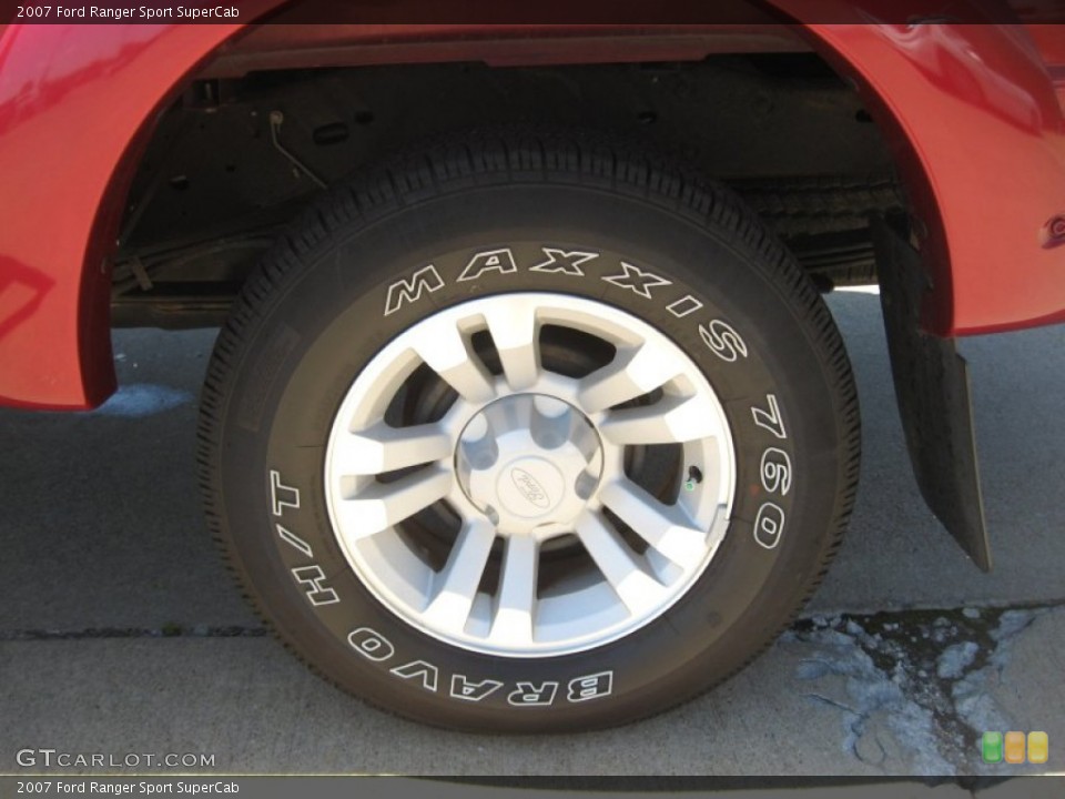 2007 Ford Ranger Sport SuperCab Wheel and Tire Photo #55125129