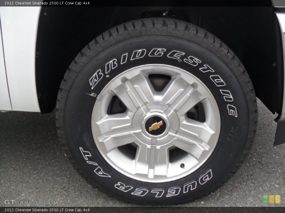 2012 Chevrolet Silverado 1500 LT Crew Cab 4x4 Wheel and Tire Photo #55129266