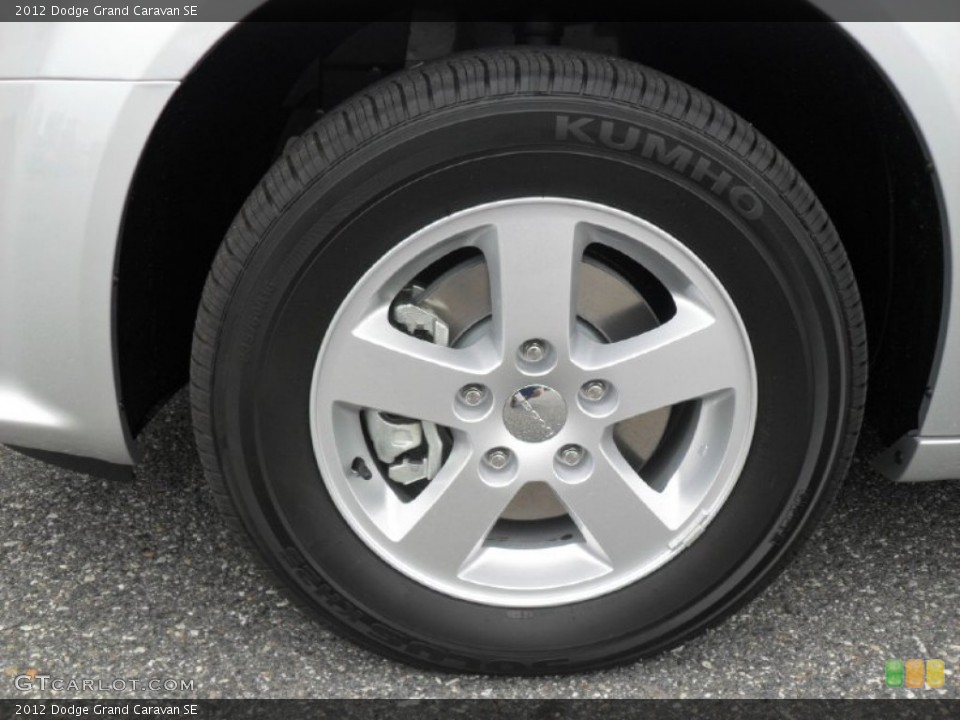 2012 Dodge Grand Caravan SE Wheel and Tire Photo #55131946