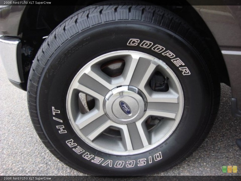 2006 Ford F150 XLT SuperCrew Wheel and Tire Photo #55132167