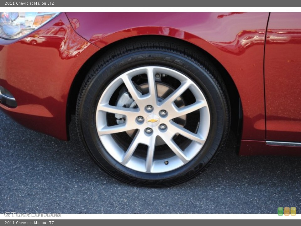 2011 Chevrolet Malibu LTZ Wheel and Tire Photo #55134057