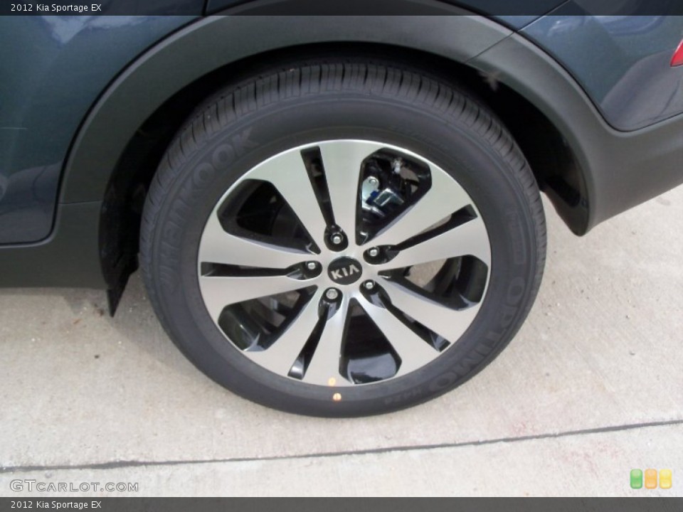 2012 Kia Sportage EX Wheel and Tire Photo #55134555