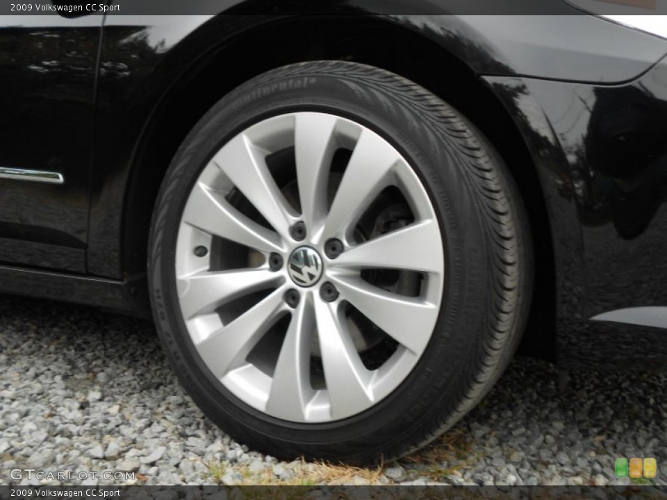 2009 Volkswagen CC Sport Wheel and Tire Photo #55139321