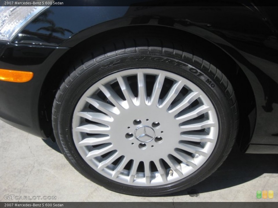 2007 Mercedes-Benz S 600 Sedan Wheel and Tire Photo #55145528