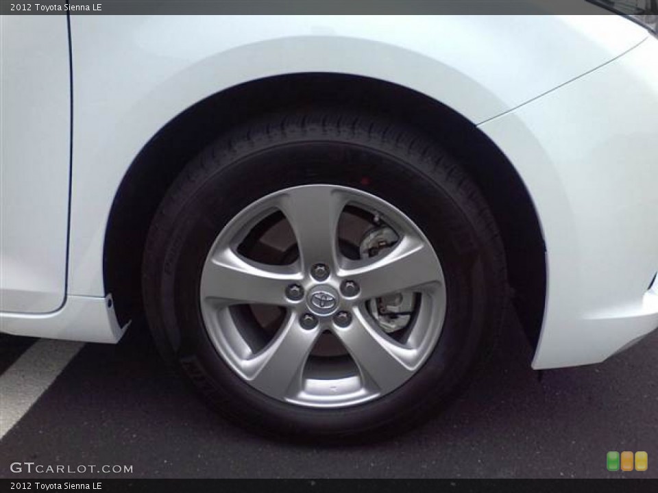 2012 Toyota Sienna LE Wheel and Tire Photo #55147709