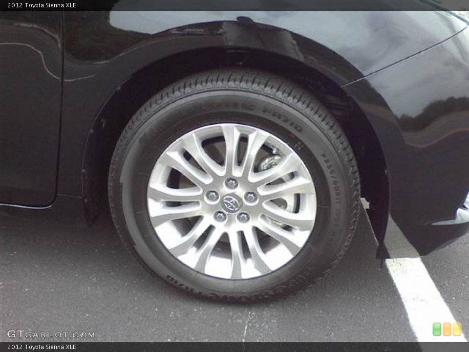2012 Toyota Sienna XLE Wheel and Tire Photo #55147808