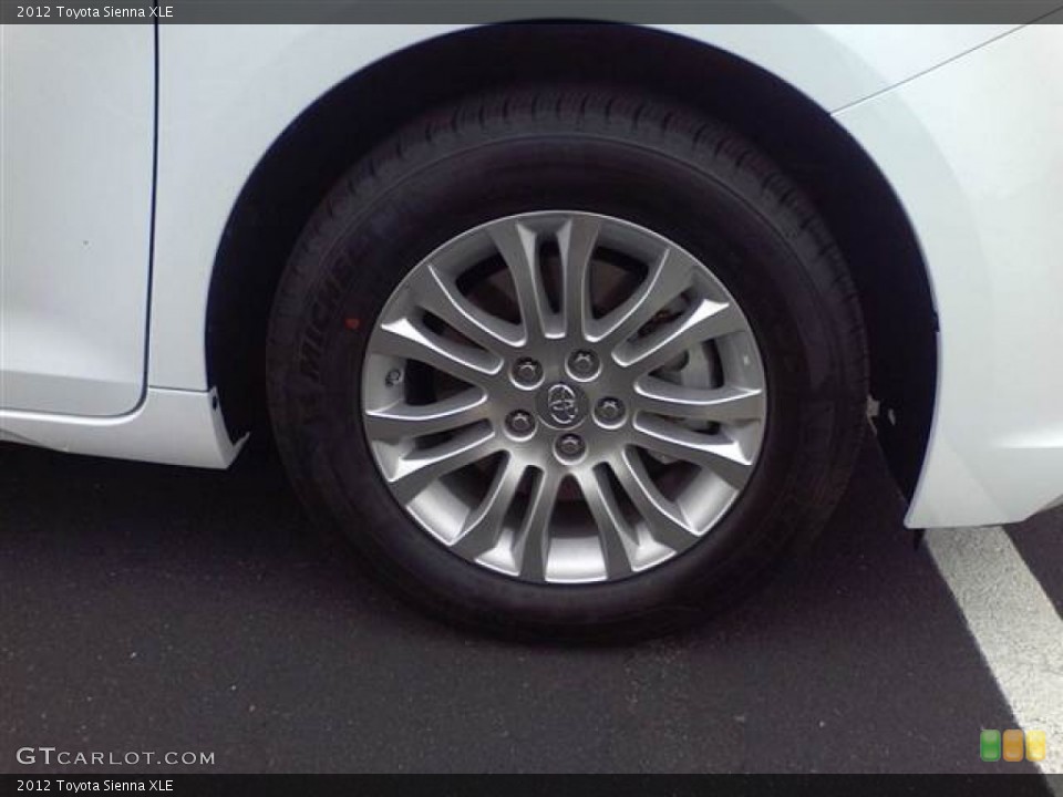 2012 Toyota Sienna XLE Wheel and Tire Photo #55147898
