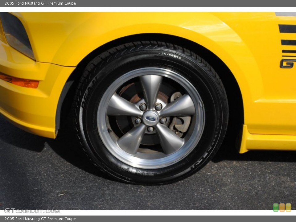 2005 Ford Mustang GT Premium Coupe Wheel and Tire Photo #55150943