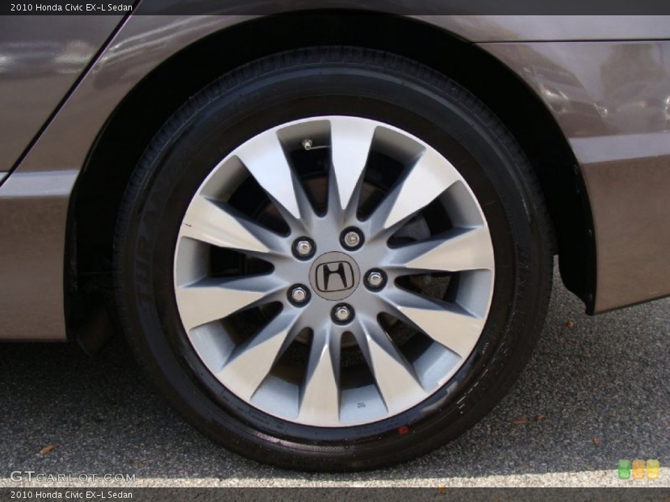 2010 Honda Civic EX-L Sedan Wheel and Tire Photo #55153346