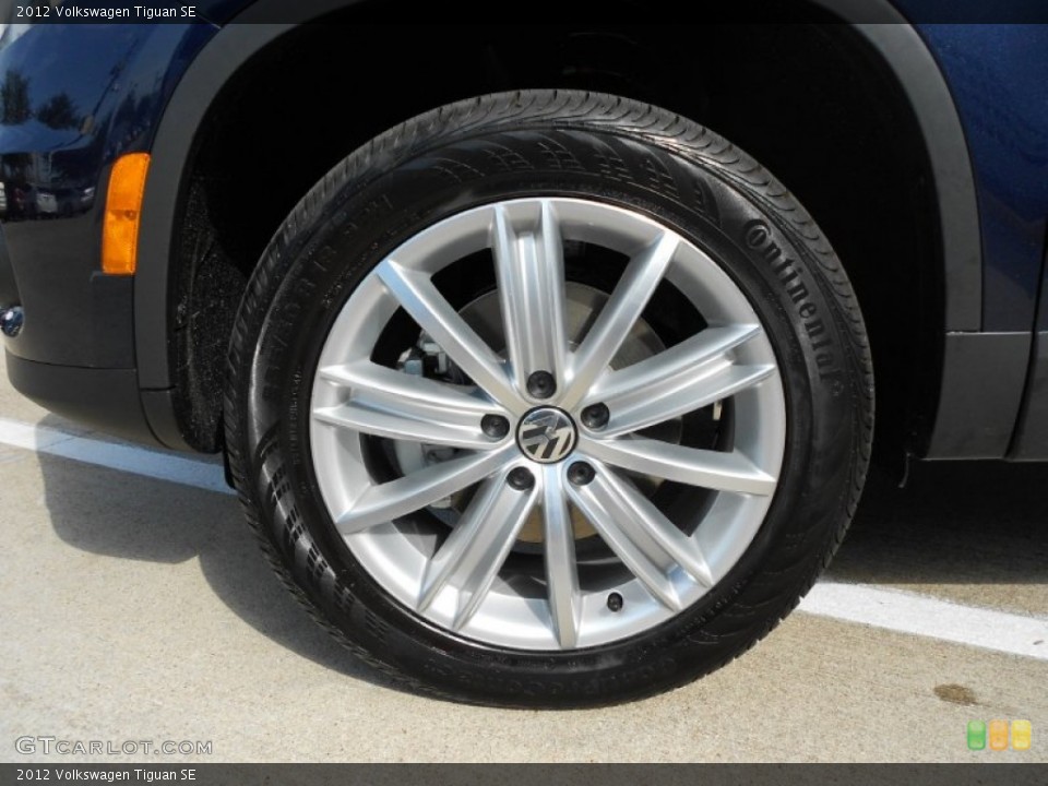 2012 Volkswagen Tiguan SE Wheel and Tire Photo #55154975