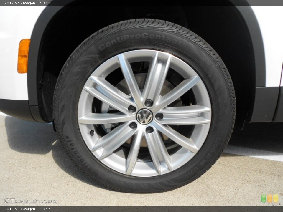 2012 Volkswagen Tiguan SE Wheel and Tire Photo #55155395