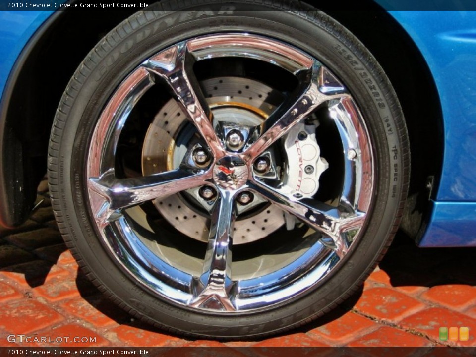2010 Chevrolet Corvette Grand Sport Convertible Wheel and Tire Photo #55156289