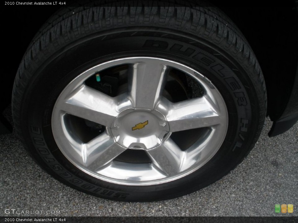 2010 Chevrolet Avalanche LT 4x4 Wheel and Tire Photo #55159723
