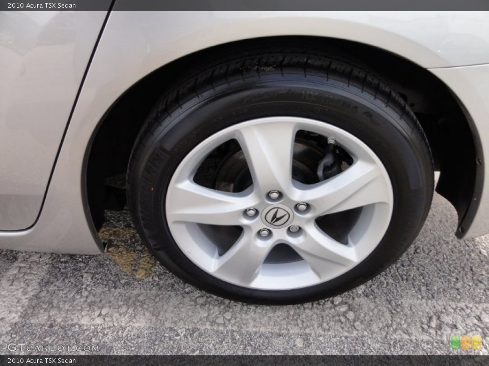 2010 Acura TSX Sedan Wheel and Tire Photo #55160665