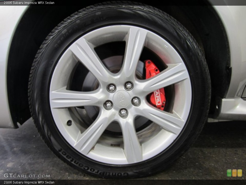 2006 Subaru Impreza WRX Sedan Wheel and Tire Photo #55165875