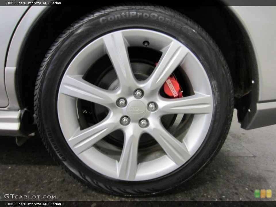 2006 Subaru Impreza WRX Sedan Wheel and Tire Photo #55165886