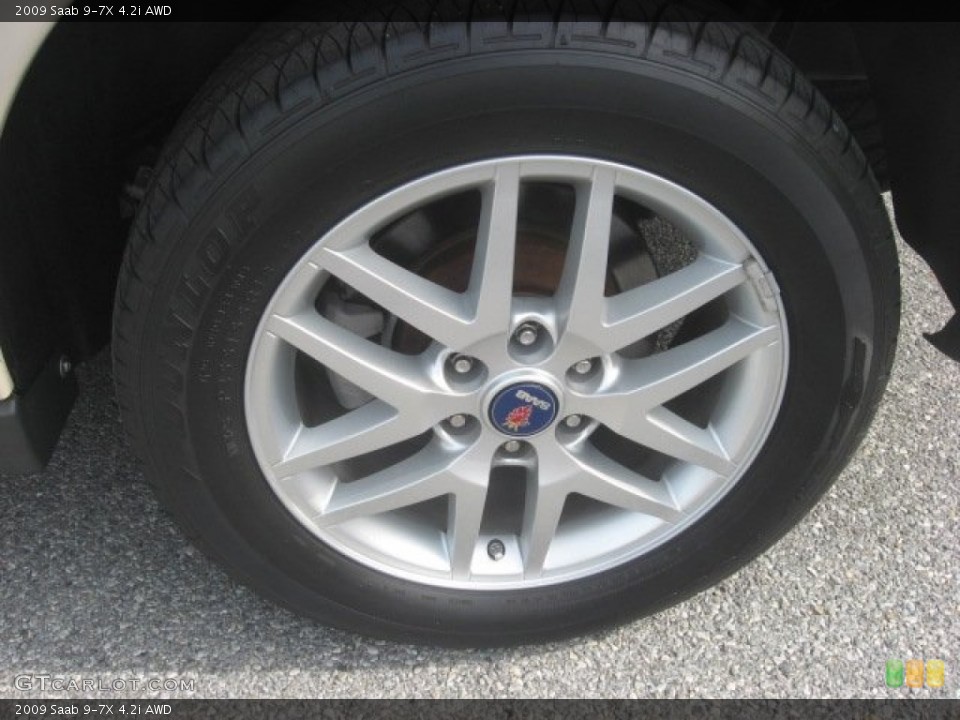 2009 Saab 9-7X 4.2i AWD Wheel and Tire Photo #55168657