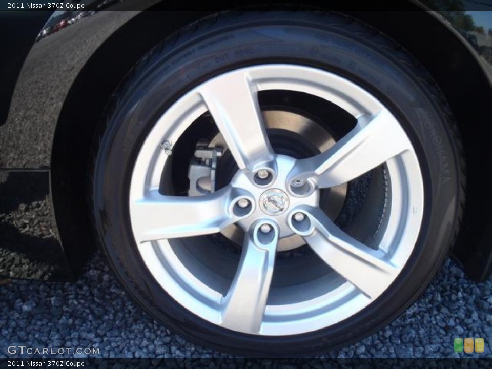 2011 Nissan 370Z Coupe Wheel and Tire Photo #55174089