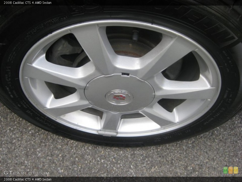 2008 Cadillac CTS 4 AWD Sedan Wheel and Tire Photo #55175877