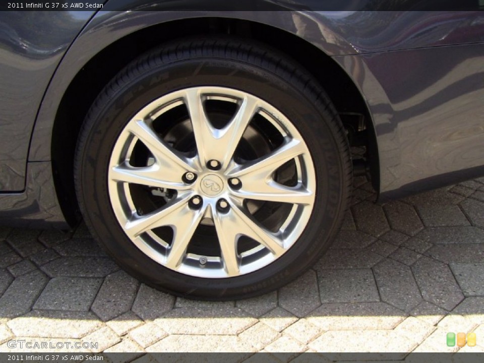 2011 Infiniti G 37 xS AWD Sedan Wheel and Tire Photo #55179903