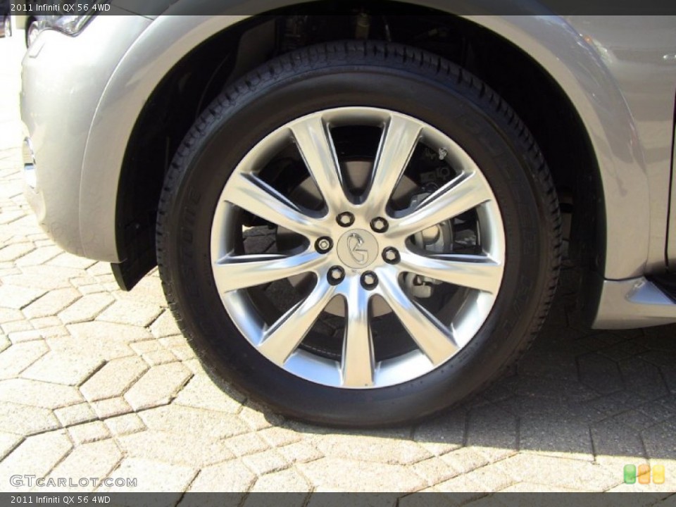 2011 Infiniti QX 56 4WD Wheel and Tire Photo #55180179