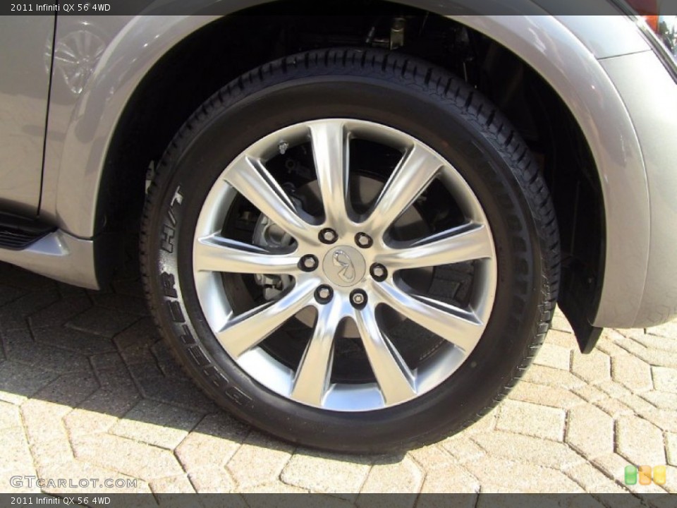 2011 Infiniti QX 56 4WD Wheel and Tire Photo #55180185