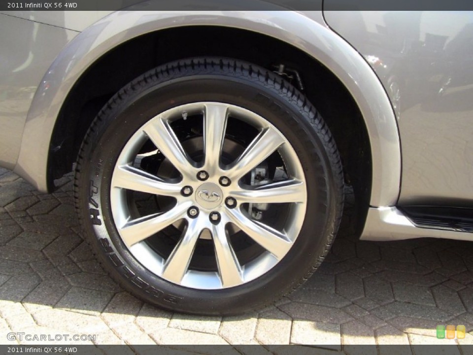 2011 Infiniti QX 56 4WD Wheel and Tire Photo #55180191