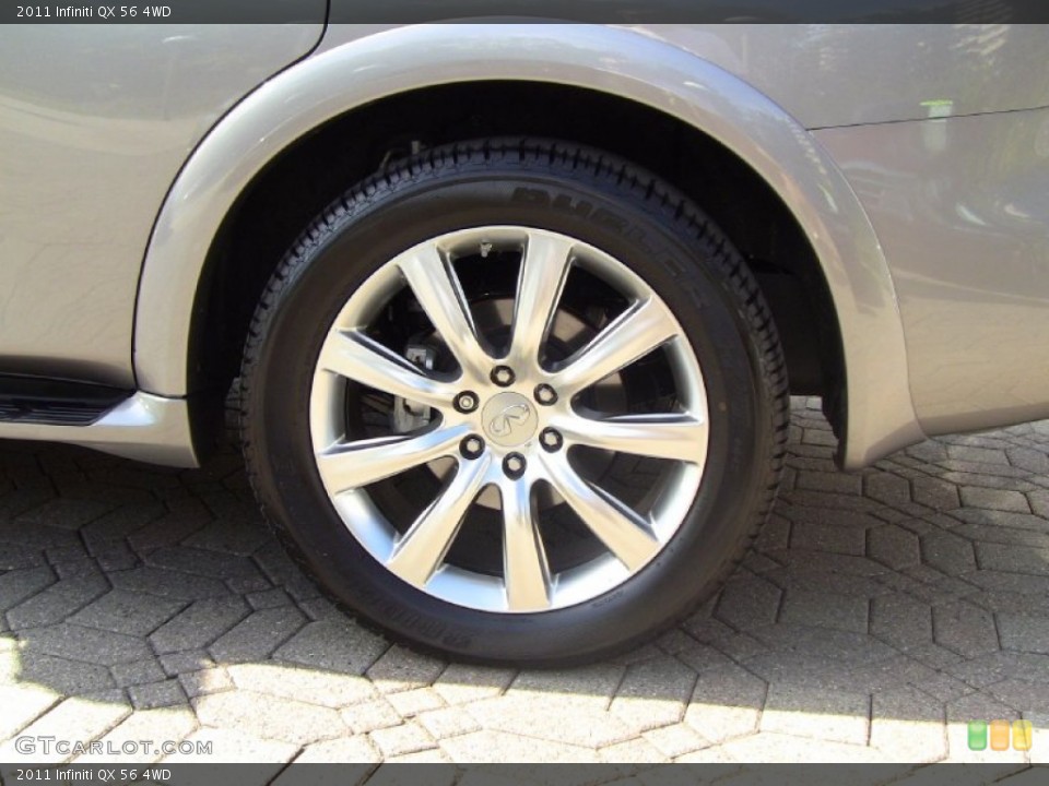 2011 Infiniti QX 56 4WD Wheel and Tire Photo #55180197