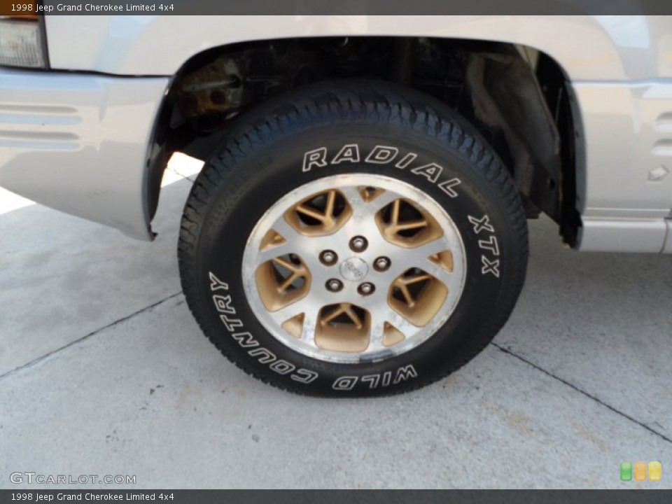 1998 Jeep Grand Cherokee Limited 4x4 Wheel and Tire Photo #55180412