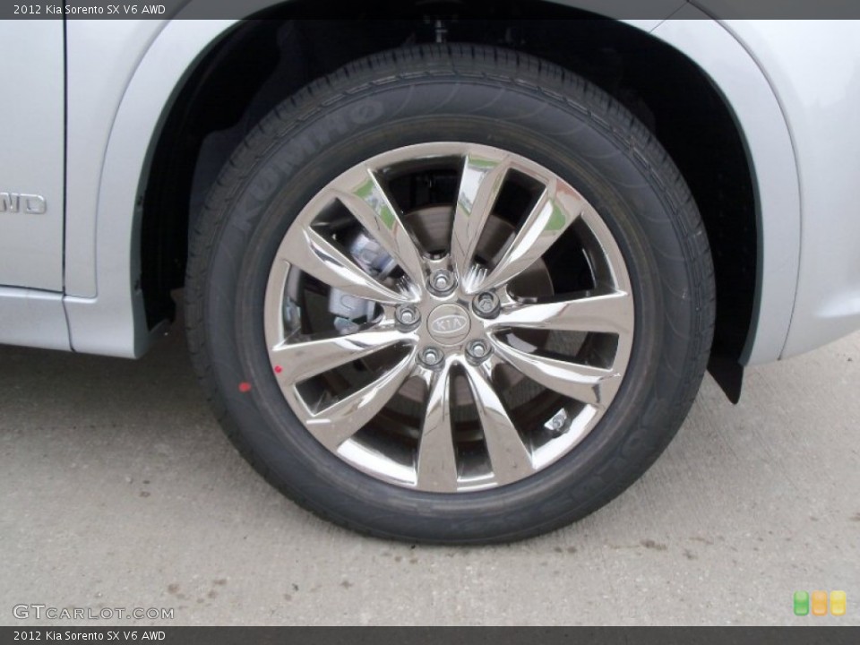 2012 Kia Sorento SX V6 AWD Wheel and Tire Photo #55181580