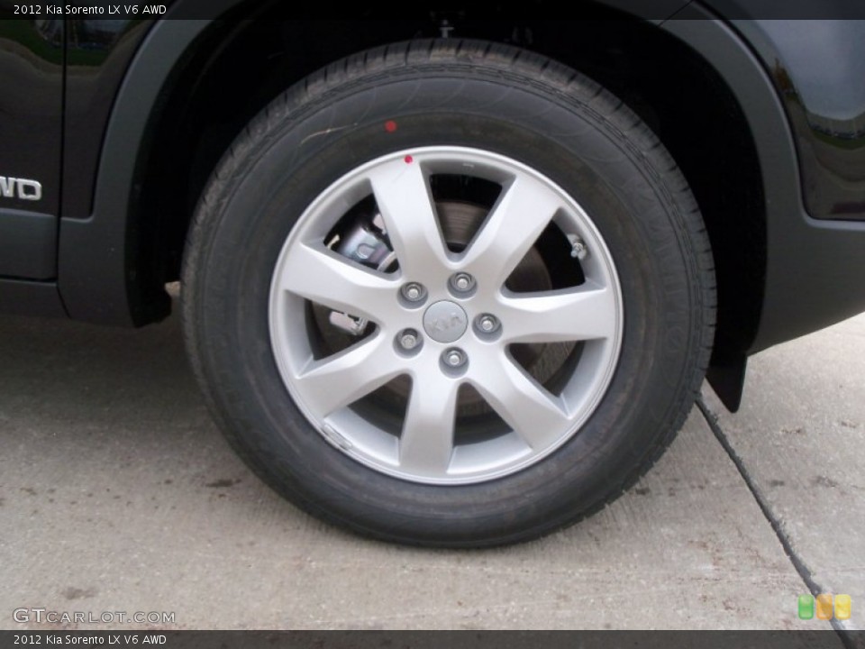 2012 Kia Sorento LX V6 AWD Wheel and Tire Photo #55181625