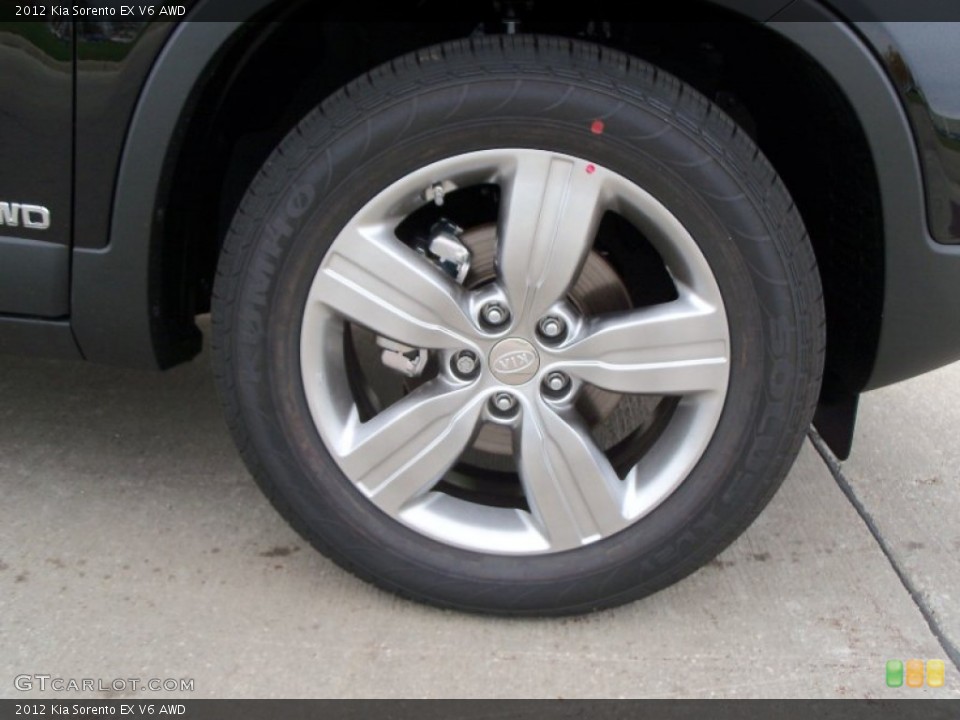 2012 Kia Sorento EX V6 AWD Wheel and Tire Photo #55181666