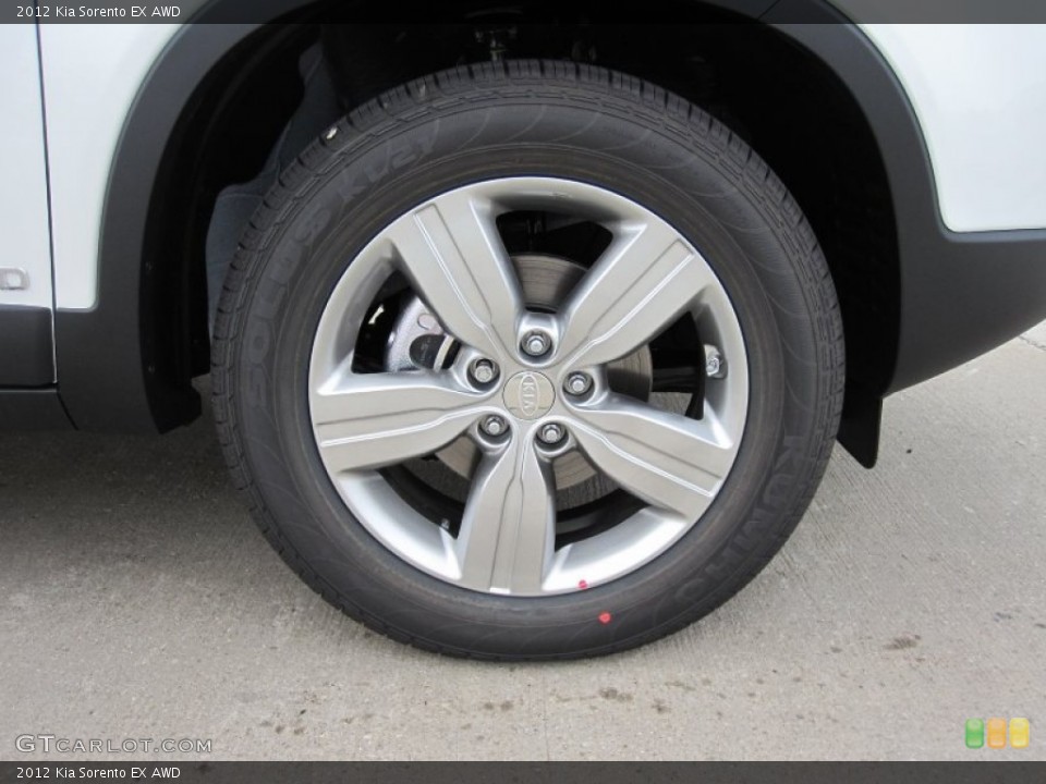 2012 Kia Sorento EX AWD Wheel and Tire Photo #55181709