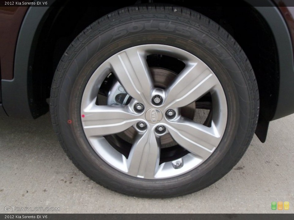 2012 Kia Sorento EX V6 Wheel and Tire Photo #55181748