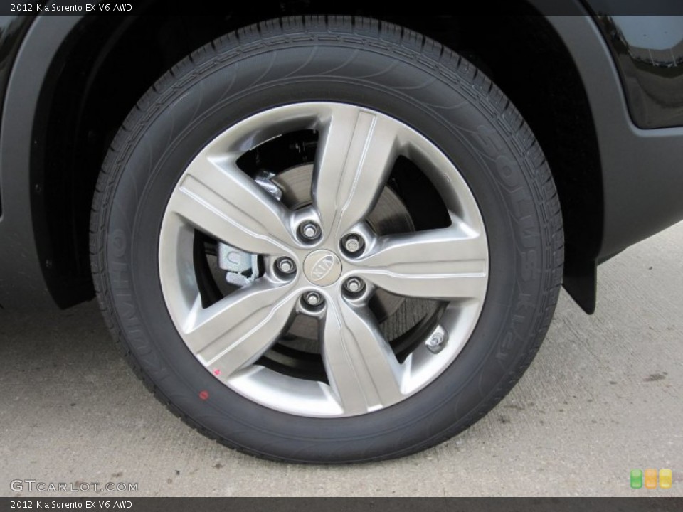 2012 Kia Sorento EX V6 AWD Wheel and Tire Photo #55181868